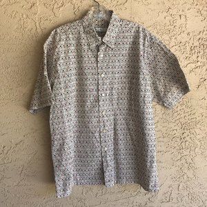 Burma Bibas Button Up Shirt Size M